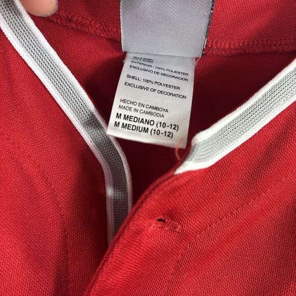 VTG Majestic Anaheim Angels Baseball Jersey Boys Youth Medium 10/12 USA Red - Picture 10 of 12